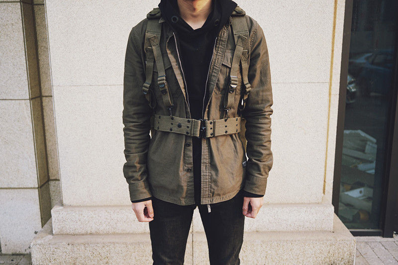 USミリタリーバッグ M1945セット(本物) WW2 US M1945 Haversack Military Backpack Combo Set X Strap