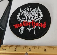 Motorhead Embroidered Iron/Sew On Band Patch