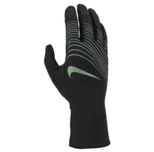 NWT Nike Therma-FIT Running Gloves Touch Screen Black Reflective Women's L