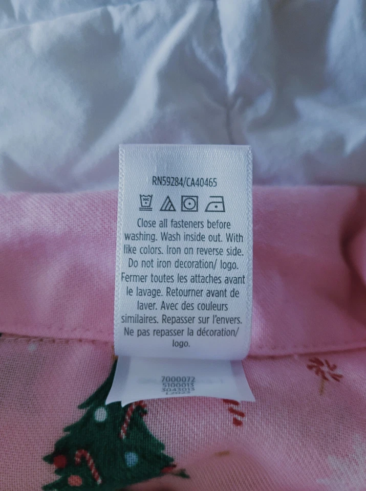 Gymboree Girls Nutcracker Pink Flannel Nightgown - Size 7-8 (M) - Image 4 of 4