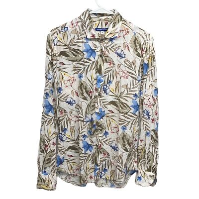 Eduardo Rivera Shirt M Tropical Print