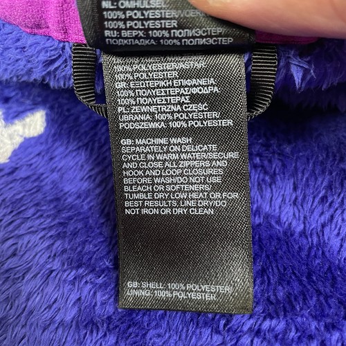 The North Face Jacket Womens Medium Purple Osito Full Zip Fuzzy Fleece Outdoor M - Picture 6 of 14