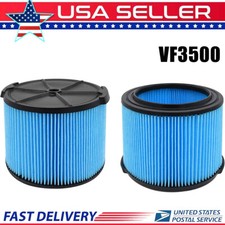 1/2 Pack VF3500 Replacement Filter For RIDGID Wet/Dry Vacuum Shop