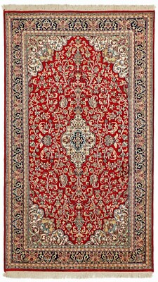 Cashmere silk 163 x 93 cm hand knotted carpet Oriental carpet New