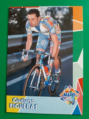 CYCLING cycling card GIULIANO FIGUERAS team MAPEI Quick-Step 2000