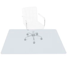 60.2"x 46.4"PVC Chair Mat Non-slip Matte Soft Desk Floor Protection Pile Carpet 