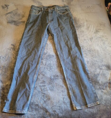 Wrangler Mens Jeans 36 Waist Blue 36x32 Premium Quality Relaxed Fit Cotton - Photo 1 sur 13