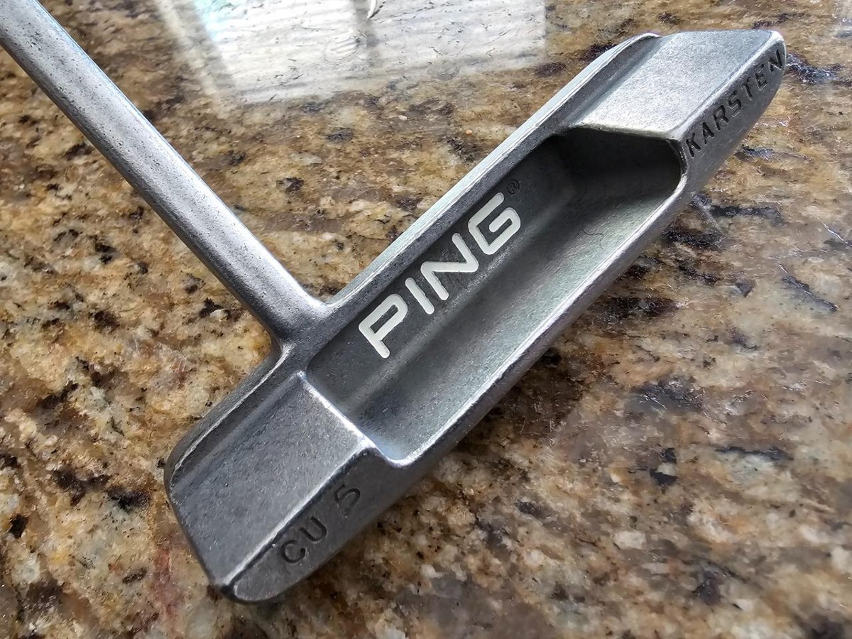 【激レア・ヴィンテージ】PING（ピン）「KARSTEN CU 5（カーステン CU5） Ping Karsten CU5 Steel Shaft Blade Long Neck Putter 35.5