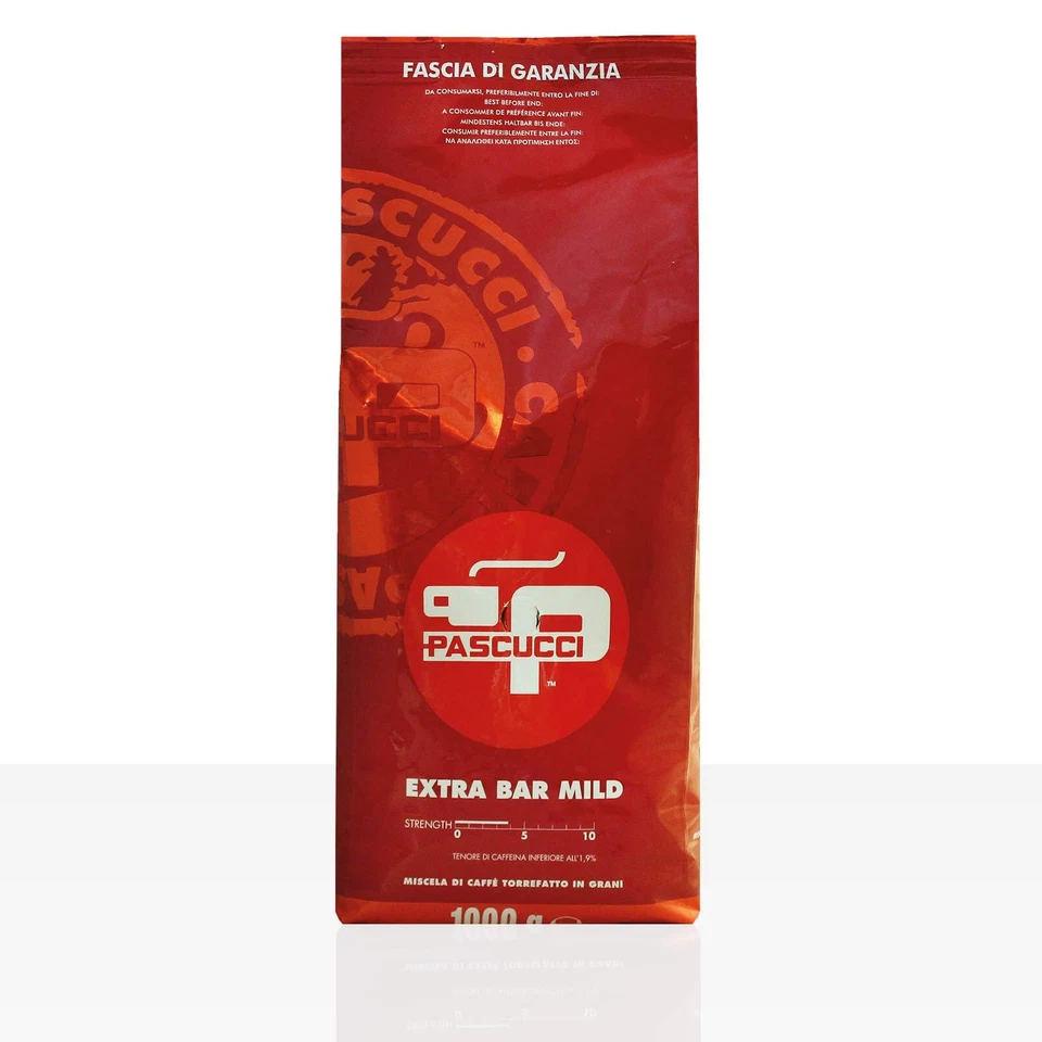 PASCUCCI Extra Bar Mild Espresso 1kg Kaffee ganze Bohne