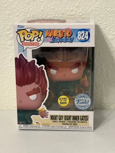 Funko Pop! Naruto Might Guy Eight Inner Gates Glow 824 Exclusive