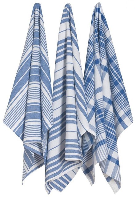 Now Designs Jumbo Pure Kitchen Towel Set of 3 Royal Blue for sale ...