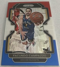 2021-22 Prizm Basketball Facundo Campazzo Denver Nuggets Red White & Blue Prizm