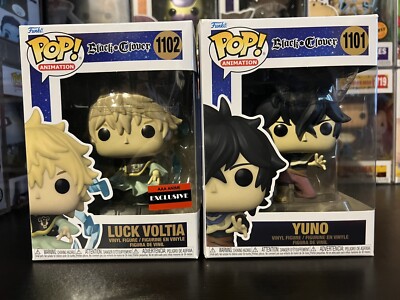 Funko Pop! Animation Black Clover #1101 Yuno & Luck Voltia #1102