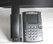 Lot of 2 Polycom VVX 410 IP Office Phones w/ Handsets & Stands - In Box