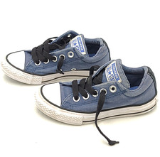 Converse Chuck Taylor All Star Kids 12 Blue Denim Lace Up Sneaker Shoes 661893F