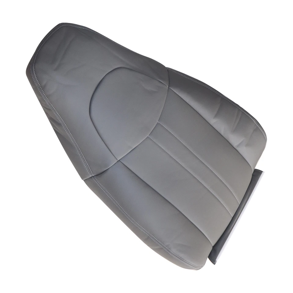 Cubierta de asiento de cuero gris para conductor Chevy Express 1500 2500 3500 4500 2003-2014 Foto 4 de 4