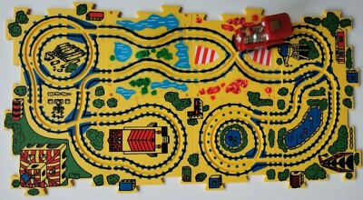 Pukkar Bahnstrecke Auto Renn Bahn Lernspiel Basteln Puzzle Spielend Lernen