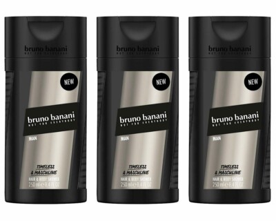   Bruno Banani MAN Duschgel Not for Everybody Hair & Shower Gel 3x 250 ml  