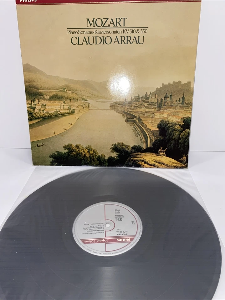Mozart - Claudio Arrau. Piano Sonatas*Klaviersonaten KV310 &330 LP - Image 3 of 4