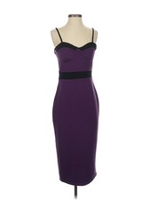 Boohoo Women Purple Cocktail Dress XXS