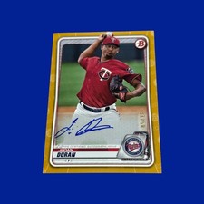 2020 Bowman - Prospects Autographs Jhoan Duran #PA-JD Gold /50
