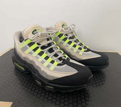 Size 12 - Denham x Nike Air Max 95 OG Neon (Black/Gray/Volt 'Volt')