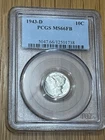 1943-D - Mercury Dime 10C - PCGS MS66FB
