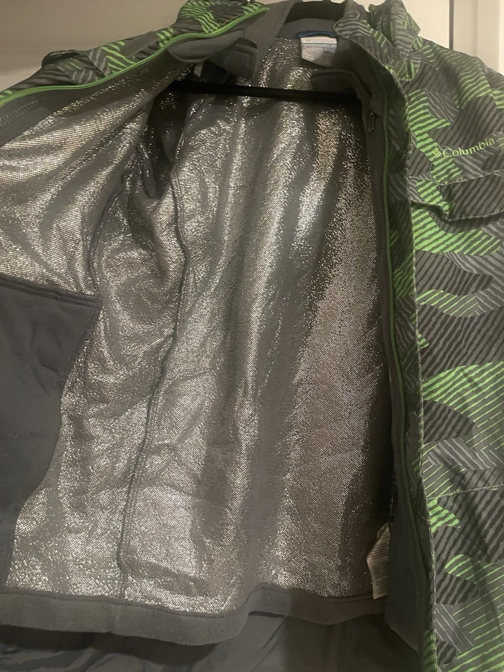 Chaqueta COLUMBIA Juvenil Talla XL 16/18 Intercambio Esquí Omni Heat 3 en 1 Abrigo de Nieve Verde Foto 2 de 4