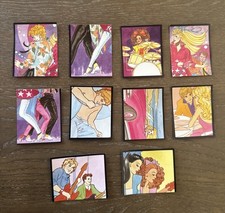 Lot E 10ct 1986 Barbie Mattel Panini Italy Album Sticker Trading Card Lot