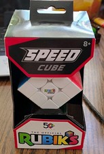 Rubik's Speed Cube 3x3x3 Cube/Twist Puzzle, Plastic Multicolor, Ages 8