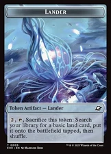 Lander C Token Foil #5 | TEOE Edge of Eternities Tokens | MTG