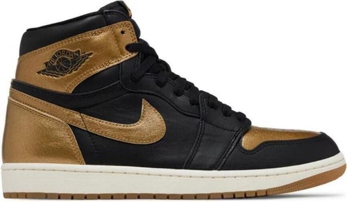 Air Jordan 1 Retro High 'BHM' Black/White 579591 010 Mens Size 9.5