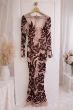 Abendkleid Mit Glitzer Pailletten In Größe 36 Maßgeschneidert