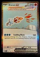 Eiscue ex 222/197 - Holo Rare NM - Pokémon  Obsidian Flames