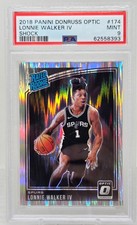 2018 Optic LONNIE WALKER IV Rookie Card Shock Refractor PSA 9. rookie card picture