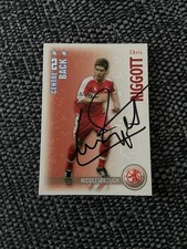 CHRIS RIGGOTT - MIDDLESBROUGH FC FOOTBALL SIGNED SHOOT OUT CARD