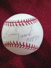 BERNIE PARENT FLYERS SIGNED OFFICIAL MAJOR LEAGUE BASEBALL HOF84