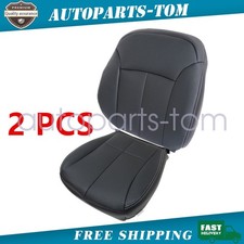 Driver Side Bottom Top Perf Leather Seat Cover Black For 09-13 Subaru Forester Driver Side Bottom Top Perf Leather Seat Cover Black For 09-13 Subaru Forester