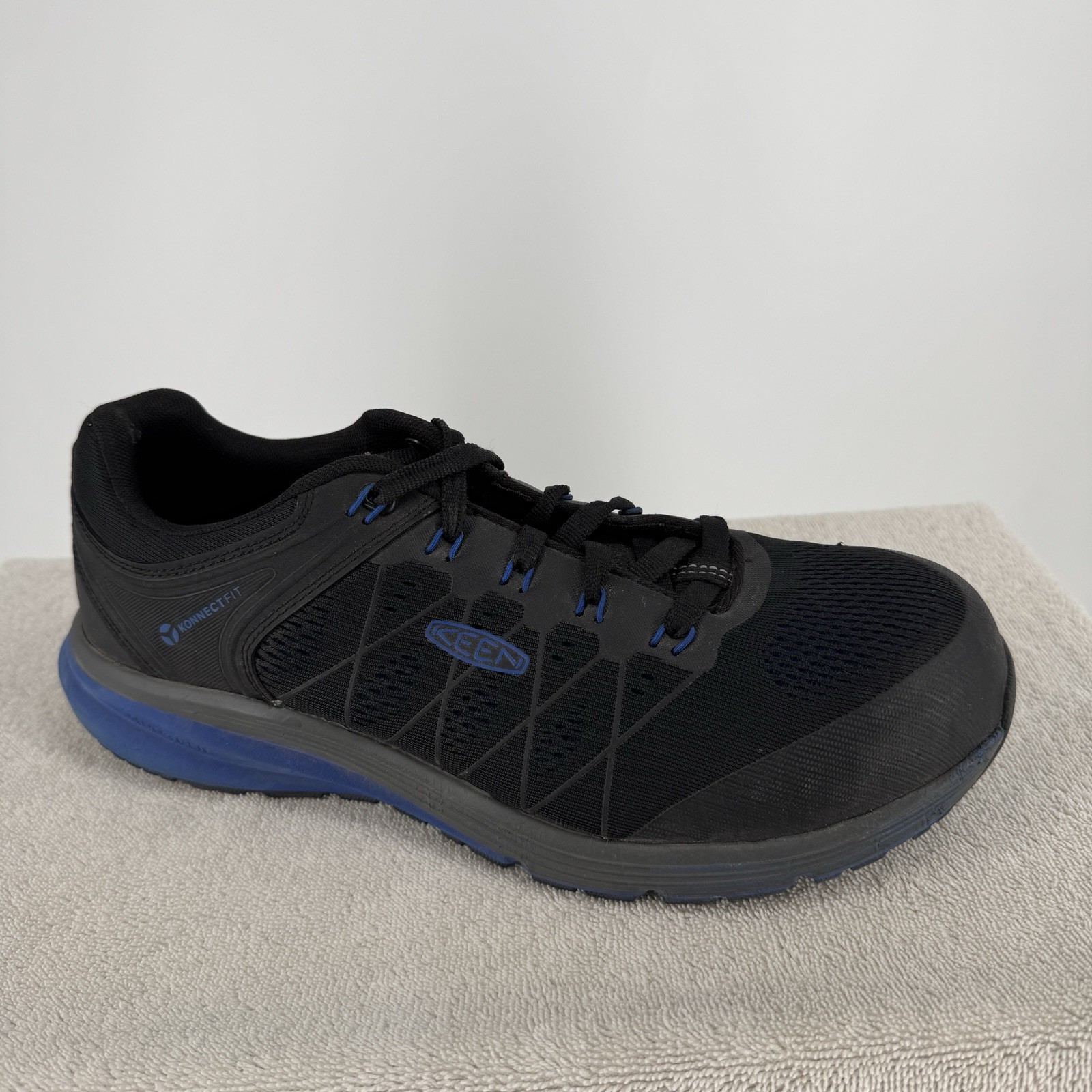 Keen scarpe uomo 10 5 nero blu utility vista punta composita lavoro outdoor