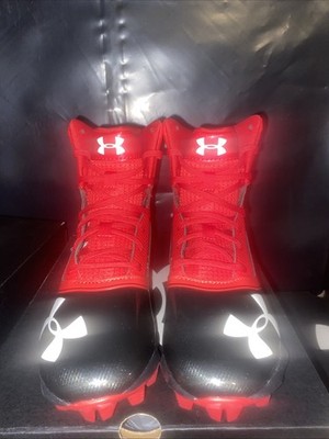 UNDER ARMOUR UA HIGHLIGHT RM JR Youth Cleats Red Black