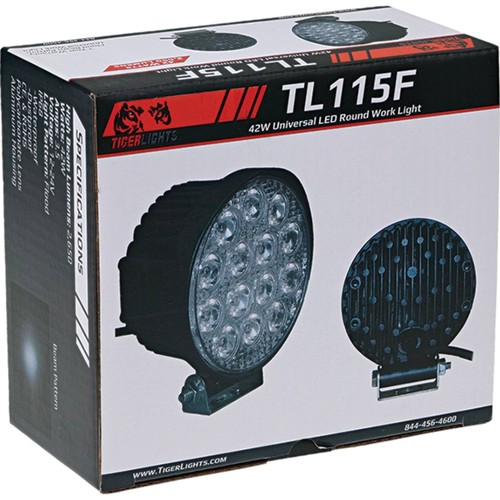 Luz de trabajo LED TL115F haz de inundación 2650 lúmenes, 42 potencias, 3,5 amperios, 12 V, 4 1/... - Imagen 7 de 7