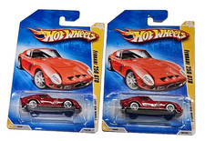 2) 2009 HOT WHEELS RED FERRARI 250 GTO #05/42 + RARE BLACK SIDE GRILL VARIANT