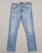 Pilcro And The Letterpress Jeans Anthropologie Slim Boyfriend Sz 28 Med Wash