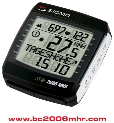 SIGMA BC2006MHR DTS Wireless Bicycle Speedometer with Heart Rate Monitor and - Image 3 of 4