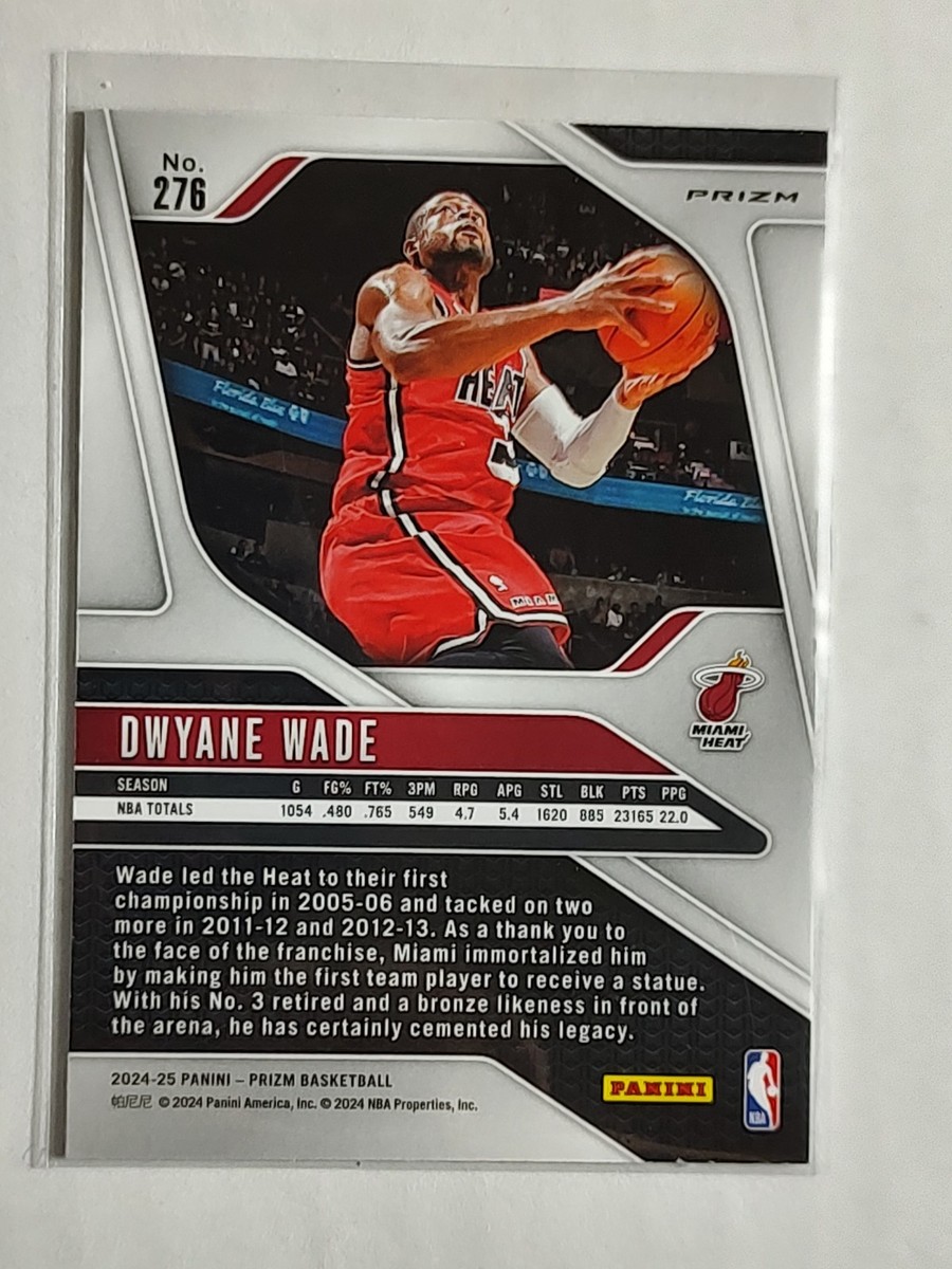 2024-25 PANINI PRIZM PRISM DWAYNE WADE BASKETBALL CARD #276 | eBay