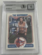 Adam Sandler Signed Autograph Slabbed The Waterboy Custom Card Beckett BAS AG 10