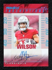 2024 Panini Encore Pinnacle Inscriptions Platinum 1/1 Michael Wilson Auto lz7