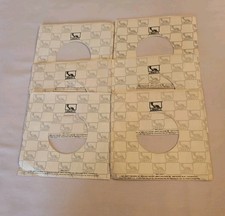 45 RPM 7" RECORD SLEEVES CO. SLEEVE 6 PACK SEE PHOTOS Liberty Records SLV322 