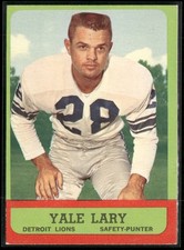 Yale Lary 1963 Topps #33 Detroit Lions