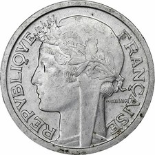 [#1159404] France, 2 Francs, Morlon, 1944, Paris, Aluminum, MS, Gadoury:538, a